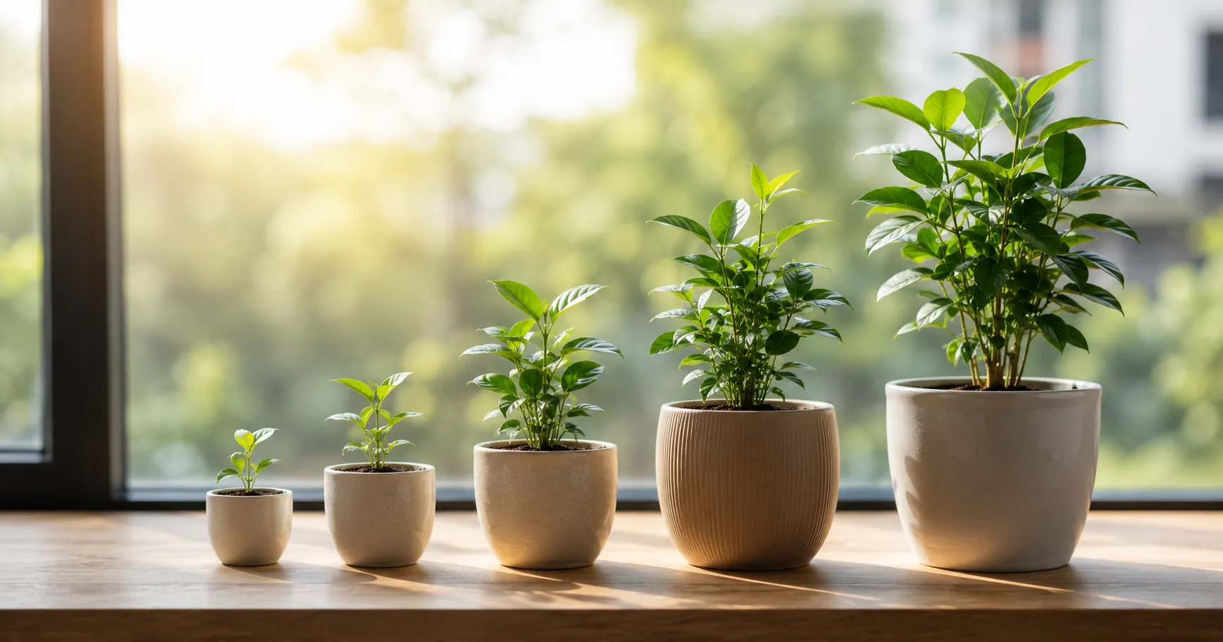 Growing plants symbolizing compounding SEO growth funded by early Google Ads campaign data.