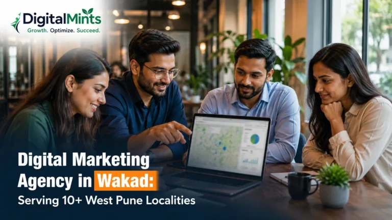 Digital marketing team at an agency based in Wakad, Pune.