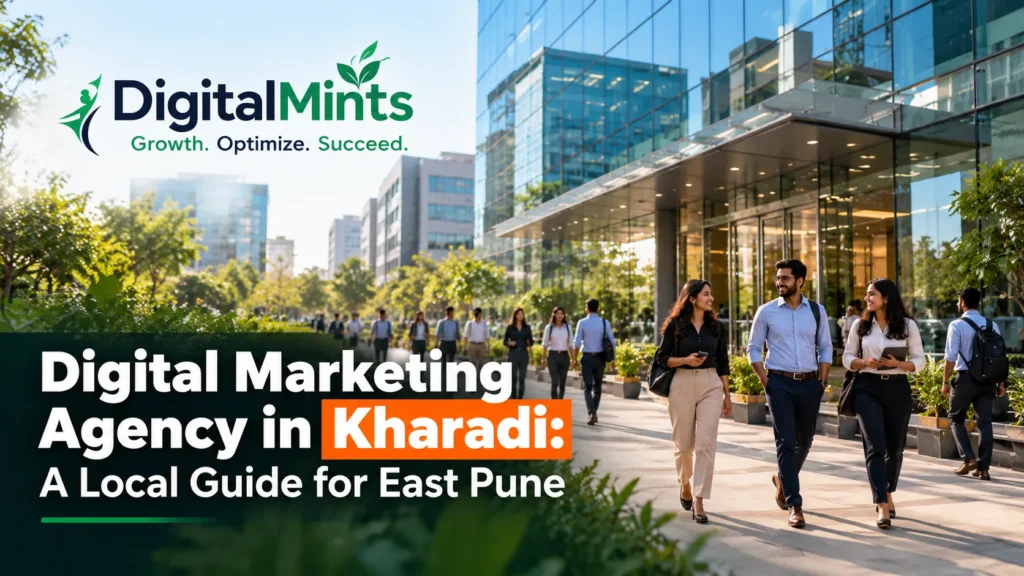 Corporate IT park in Kharadi, Pune, representing the local B2B business hub.